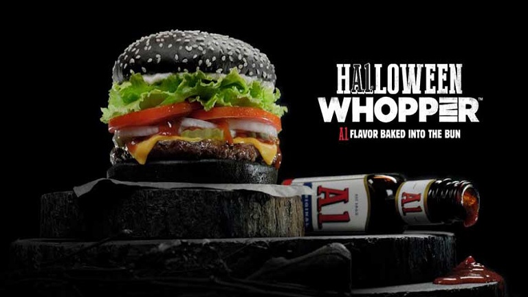 A Burger King fekete burgerrel ünnepli a Halloweent