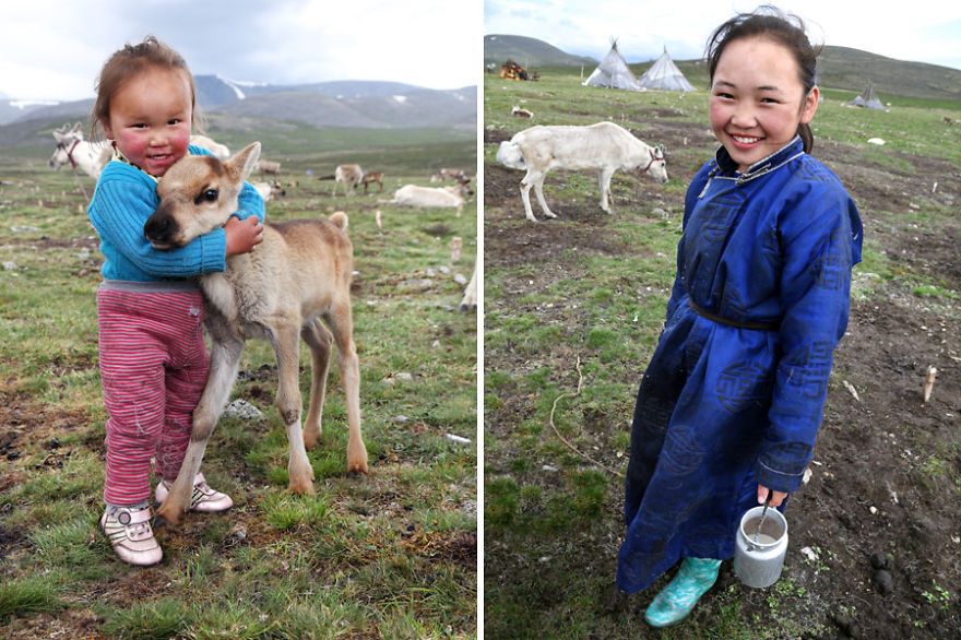 Élet a mongol nomádok között - képek
