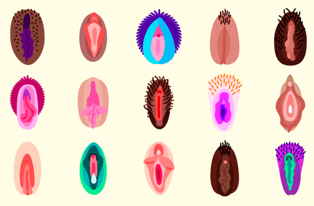 Flörtölj vaginát mintázó hangulatjelekkel