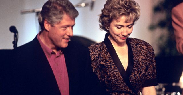 Hillary és Bill Clinton 1993.