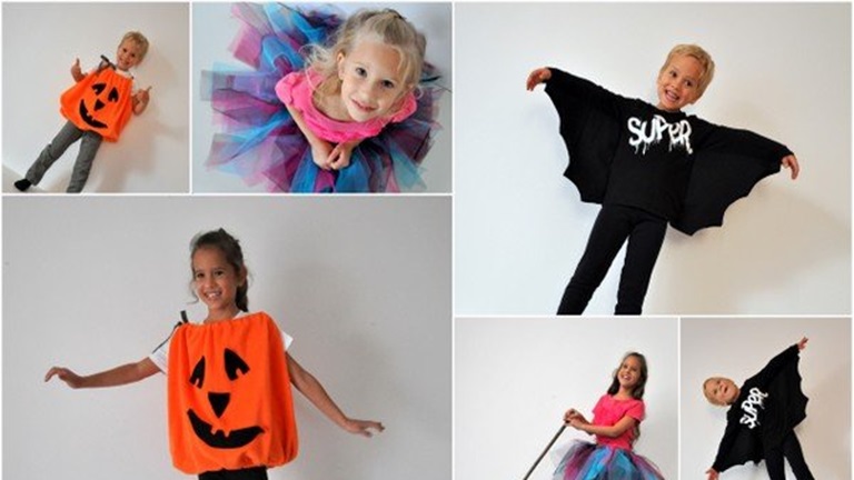 Három egyszerű és édes Halloween jelmez gyerekeknek