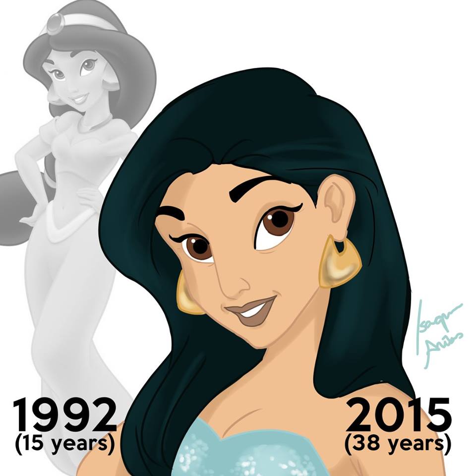 Milyen lenne, ha a Disney-hősnők is öregednének? Ilyen.