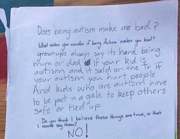 Megindító levélben beszélt autizmusáról a hétéves kislány