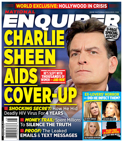 Charlie Sheen kigyógyult a HIV fertőzésből