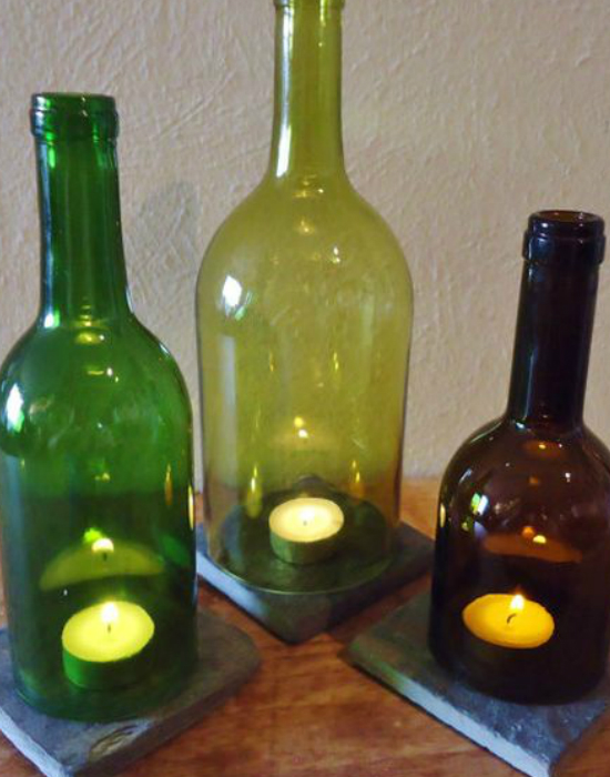 10 menő dekoráció borosüvegből
