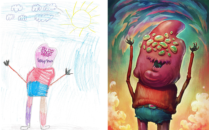 Megvalósult gyerekálmok - gyerekrajzokat gondolnak újra művészek