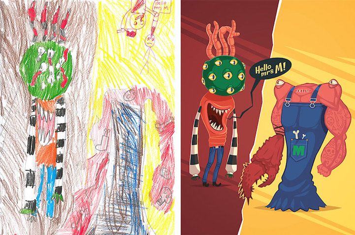 Megvalósult gyerekálmok - gyerekrajzokat gondolnak újra művészek