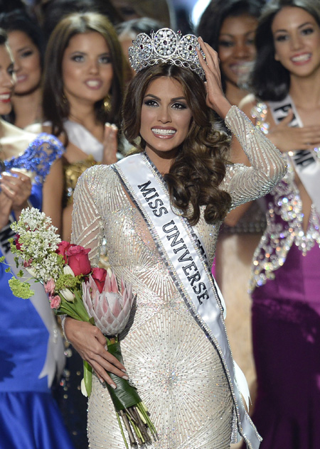 A 2013-as Miss Universe, a venezuelai Gabriela Isler