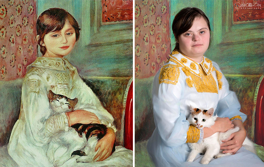 Mindenki műalkotás: Down-szindrómás gyerekek pózolnak híres festmények modelljeiként