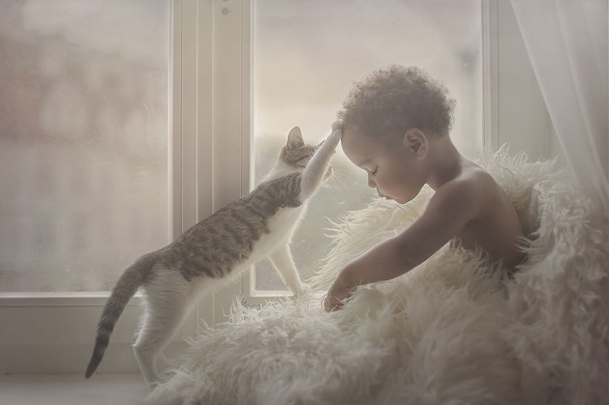 Csodás fotók a gyerekek és az állatok szívmelengető barátságáról 