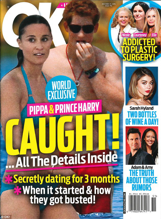 Harry herceg és Pippa titkos románca a címlapon