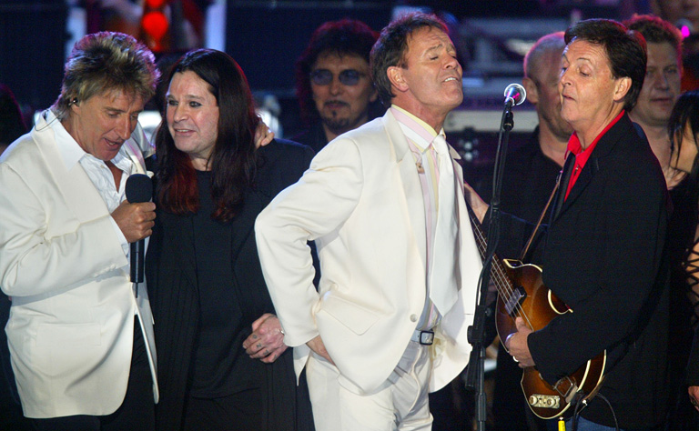 Rod Stewart, Ozzy Osbourne, Cliff Richard és Paul McCartney