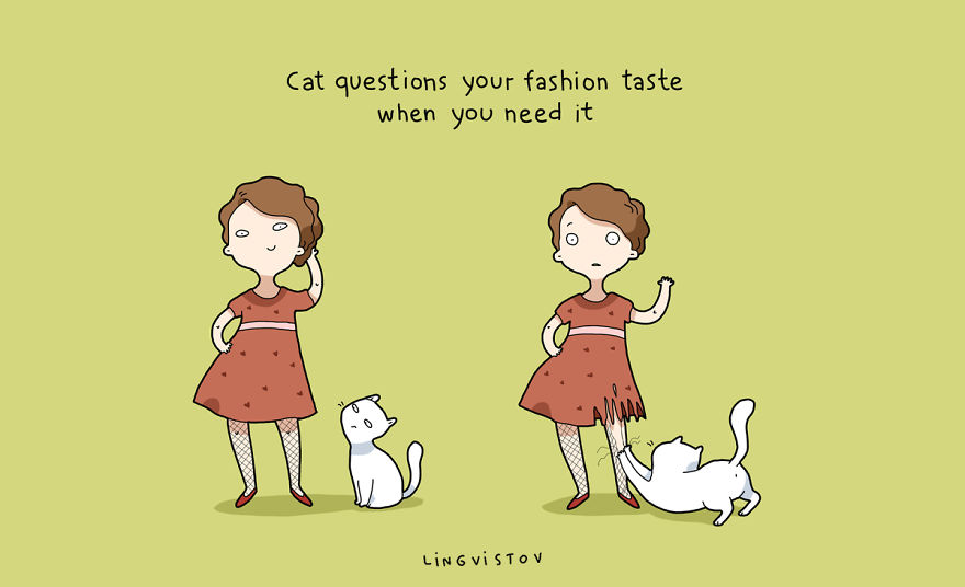 Miért jó, ha van macskád? Ezek a cuki rajzok megmutatják!