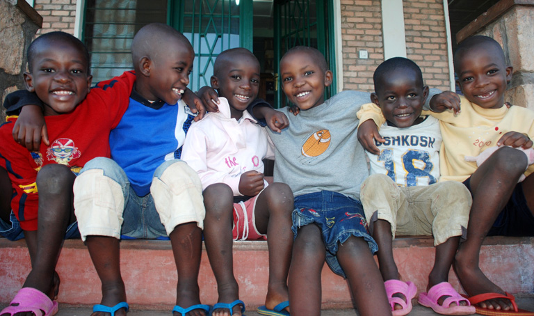Gyerekek az egyik burundi SOS-faluban