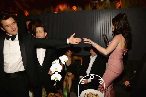 Katy Perry és Orlando Bloom majdnem smárolt a Golden Globeon