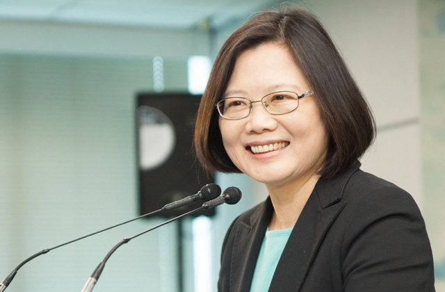 Először választottak női elnököt Tajvanon