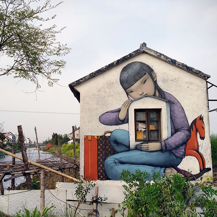 Ilyen csodákat művel a francia street art művész - lenyűgöző fotók