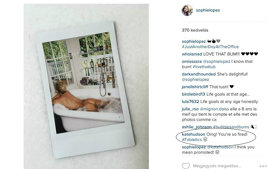 Kate Hudson meztelen képpel cukkolja a 23 éves Nick Jonast
