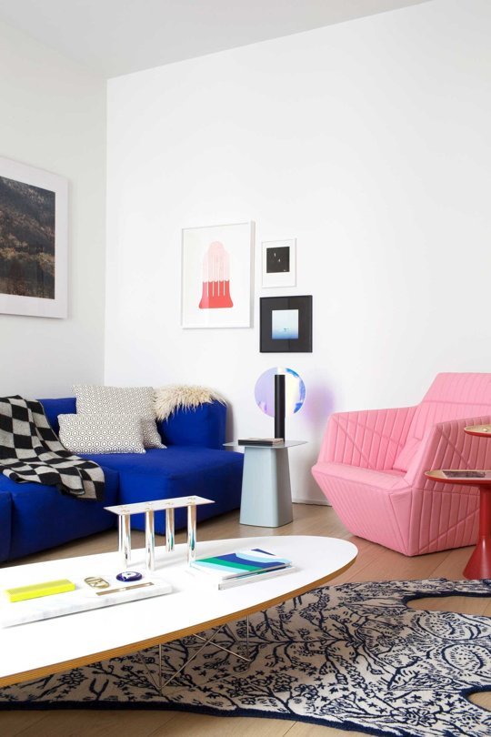 A kék és a rózsaszín nem csak a gyerekszobába valók – gyönyörű otthonok