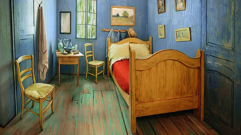 Van Gogh Airbnb-n adja ki híres szobáját
