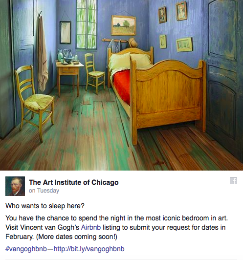 Van Gogh Airbnb-n adja ki híres szobáját
