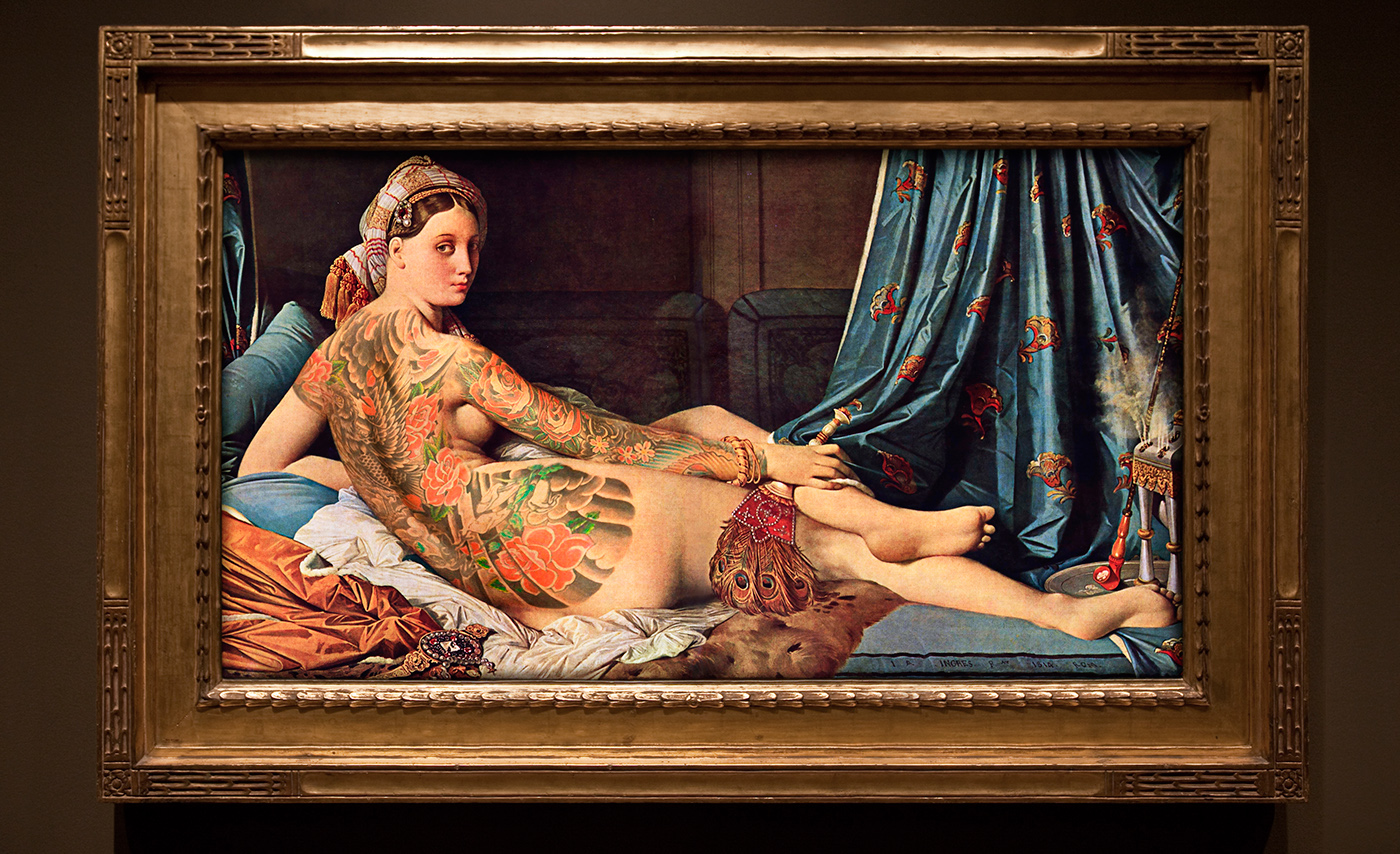 Tetoválásokkal képzelik újra a klasszikus festményeket