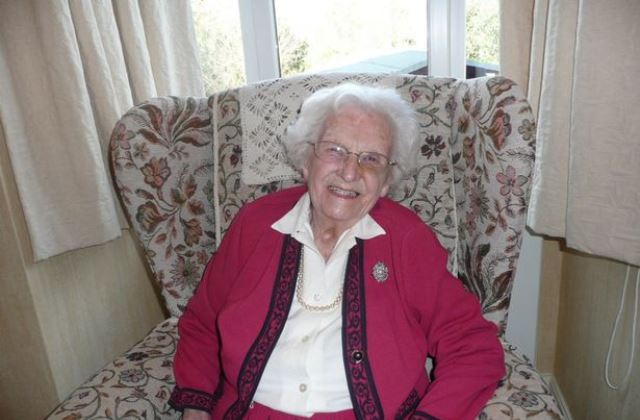 Kathleen február 10-én ünnepelte 105. születésnapját