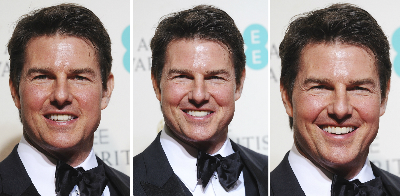 Tom Cruise arcán röhög a világ