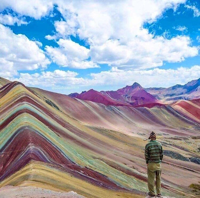 Peru szivárványszínű hegyeit Neked is látnod kell - lélegzetelállító képek