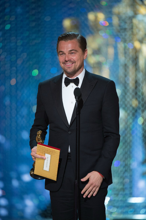 Leonardo DiCaprio bemutatott az Oscar gálán