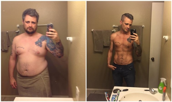 Fotók előtt és után fogyás 70 kg