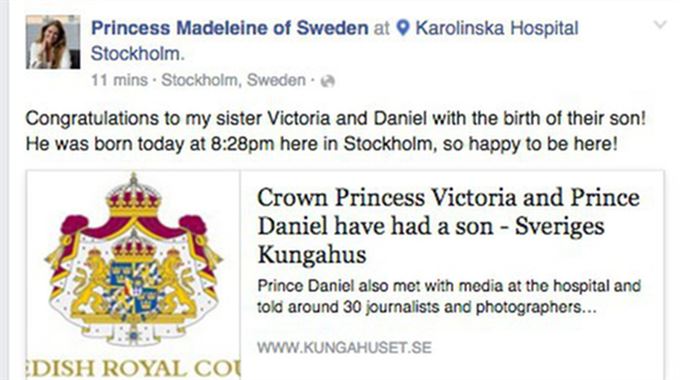Megszületett Victoria hercegnő második gyereke