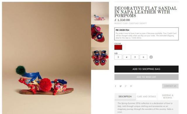 Botrányos szandált dobott piacra a Dolce & Gabbana