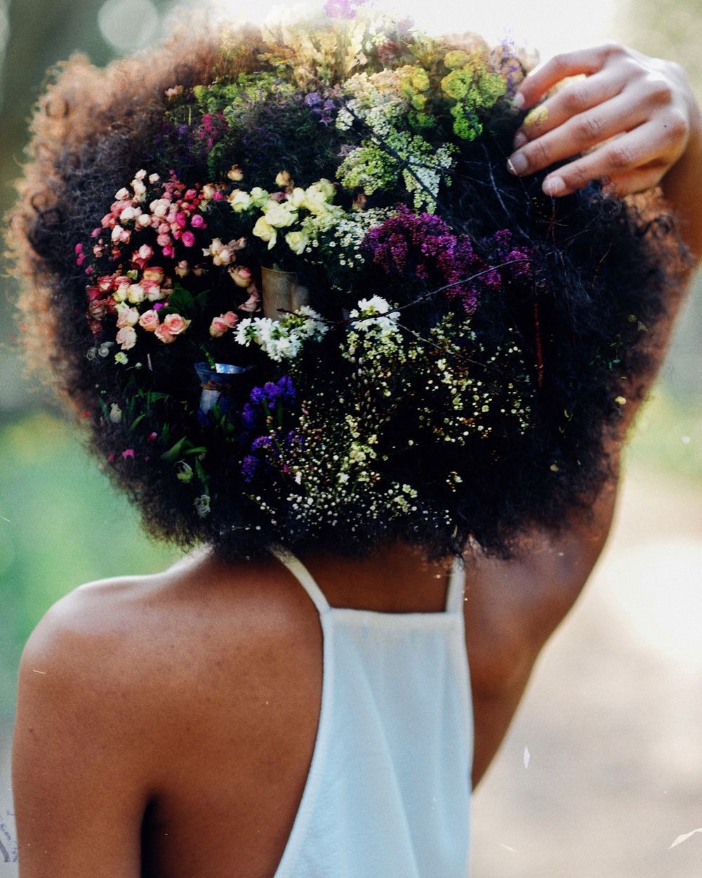 Gyönyörű képeket készített afrofrizurájáról ez a nő