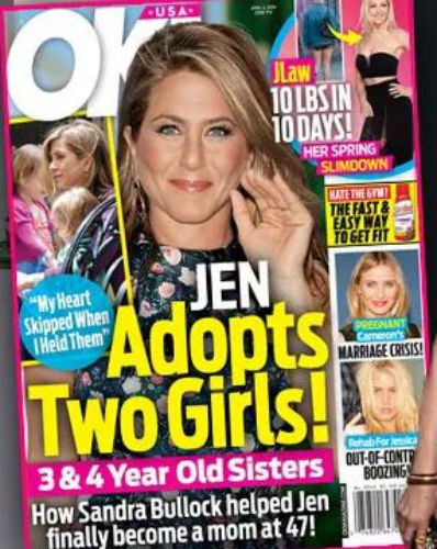 Jennifer Aniston adoptált – ezt te sem hiszed 