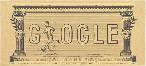 Így tiszteleg az első olimpia előtt a Google