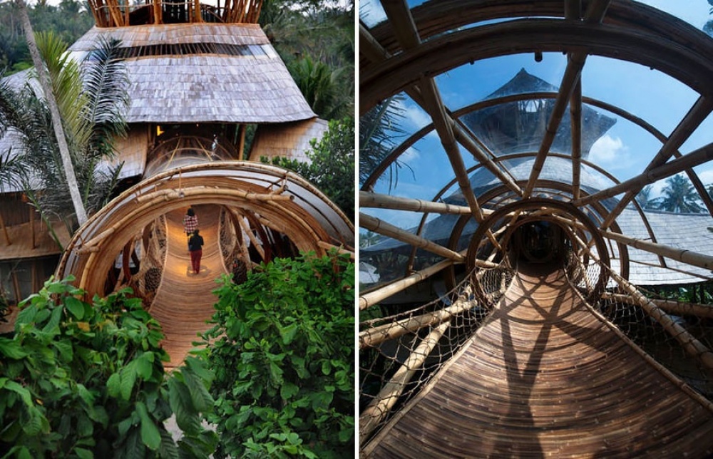 Otthagyta a munkáját és varázslatos bambuszpalotát épített Balin