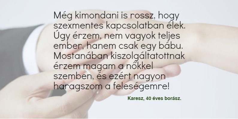 14 erős mondat szex nélküli magyar házaspároktól 
