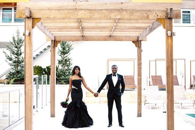 15 menyasszony, aki fekete ruhában ment férjhez - galéria