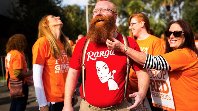 Világ vörösei, egyesüljetek! - Több száz vörös hajú ember vonult fel a Vörös Pride-on