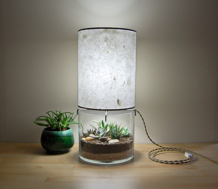Ebben a dizájnos lámpában még növényt is termeszthetsz