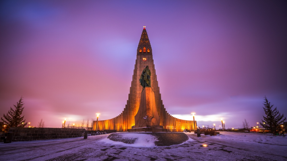 Halgrímskirkja, Reykjavík, Izland
