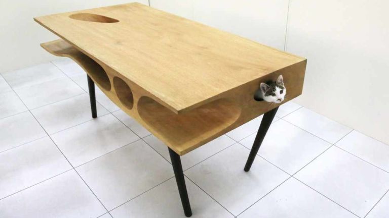 A macskád imádni fogja ezt az asztalt