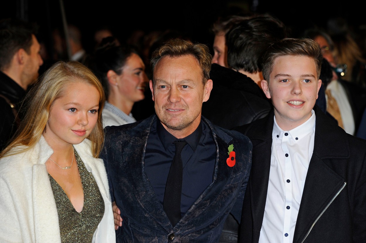 Jason Donovan és két idősebb gyermeke (Jemma és Zac) 2015-ben.