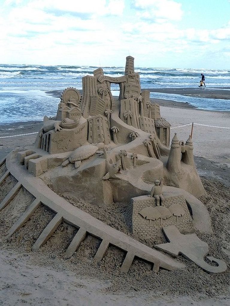 Mesebeli kastélyok homokból