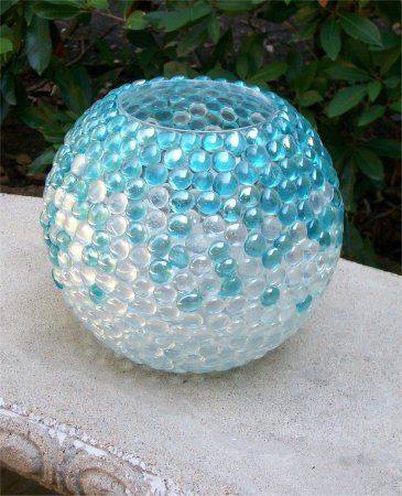 Készíts káprázatosan szép dekorációt üvegkavicsokból!