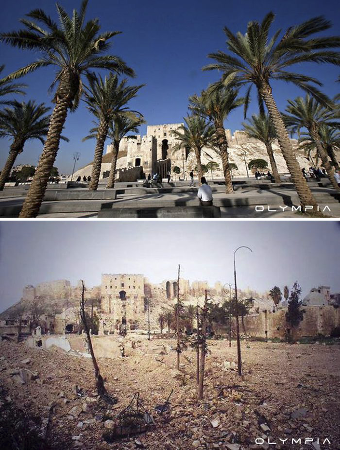 Szíria akkor és most - így tűnt el egy város a föld színéről a háború alatt