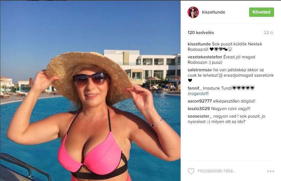 Kiszel Tünde és Donatella bikinis üdvözlete parádés