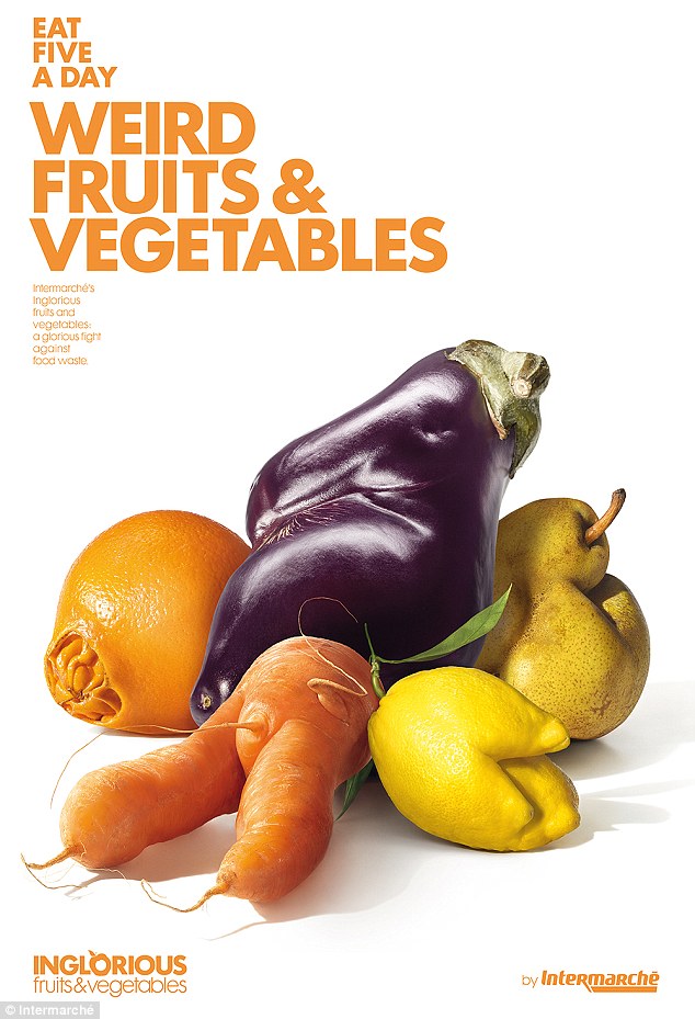 A francia Intermarché már két éve sikerrel futtatja az Inglorious Fruits & Vegetables programját