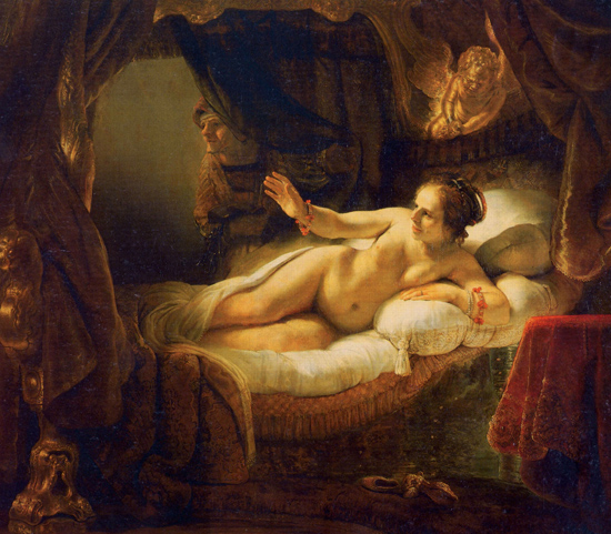 Rembrandt Danaé című festménye